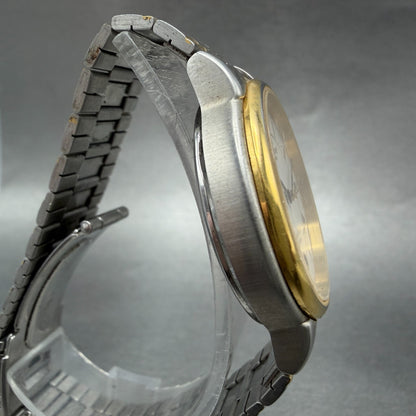 Casio Argent Watch Women 33mm White Dial Two Tone Date Round MTW-114 New battery3