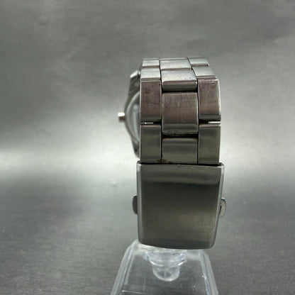 Citizen Reguno Watch Men 37mm White Dial Silver Tone Solar Round Runs E0317