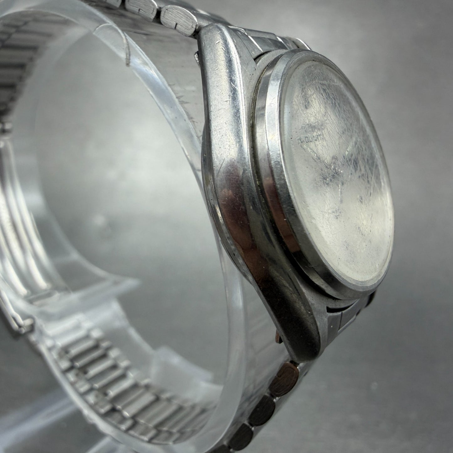 Seiko SQ Watch Women 24mm Silver Dial Silver Tone Daydate 3423-0099 NewBat HG53