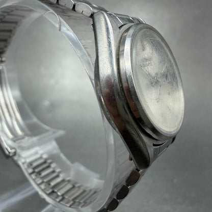 Seiko SQ Watch Women 24mm Silver Dial Silver Tone Daydate 3423-0099 NewBat HG53