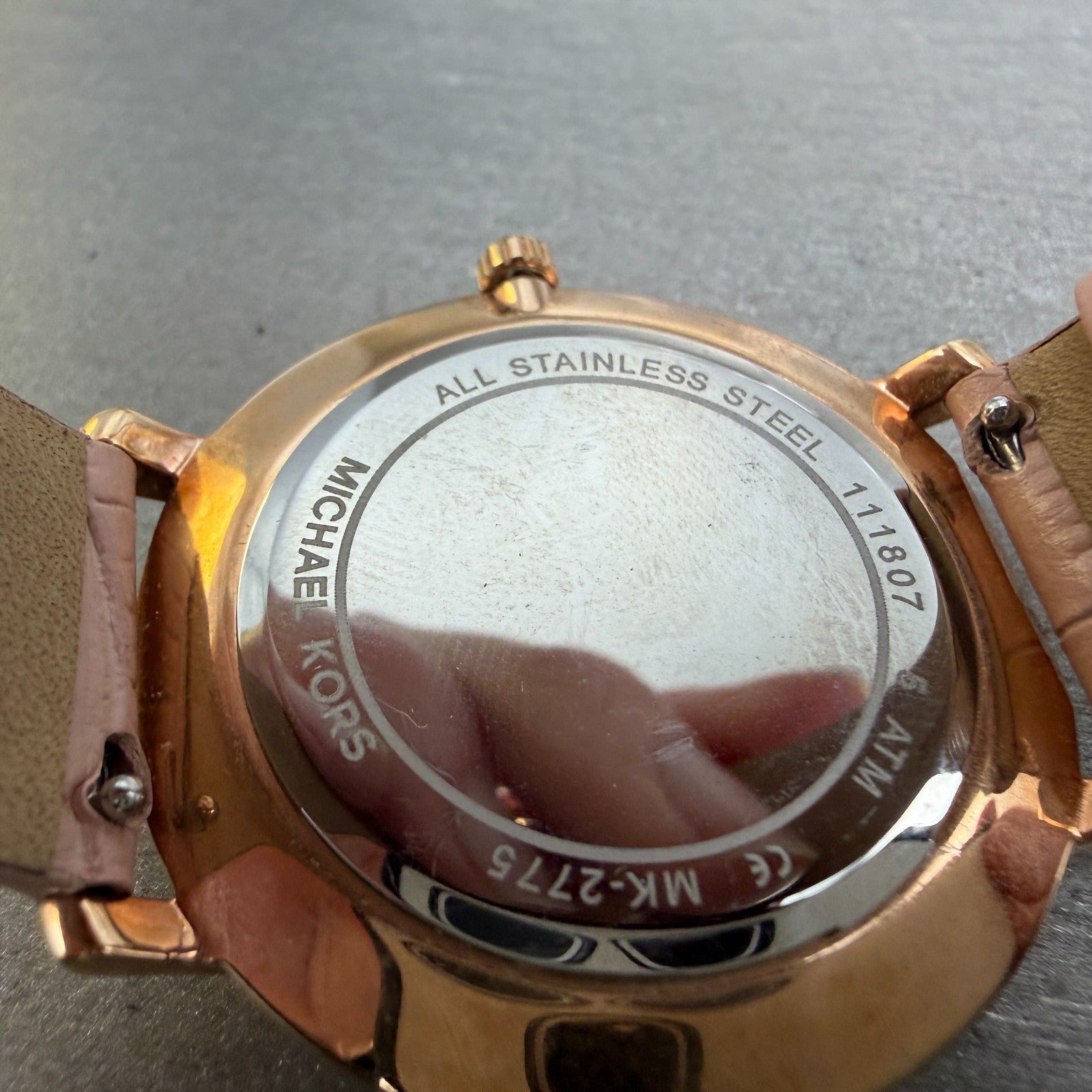 Michael Kors Pyper Watch Women 38mm White Dial Rose Gold Round MK-2775 New Batt10