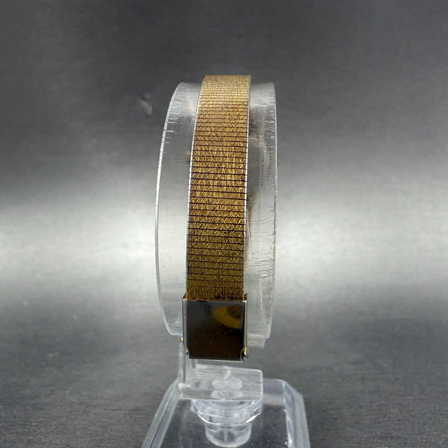 Seiko Watch Women 22mm Silver Dial Gold Tone Octagon 1421-5140 New Battery7