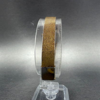 Seiko Watch Women 22mm Silver Dial Gold Tone Octagon 1421-5140 New Battery7