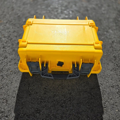 Invicta 8 Slot Watch Case Hard Yellow Black Plastic Foam insert Handle Cary Case10