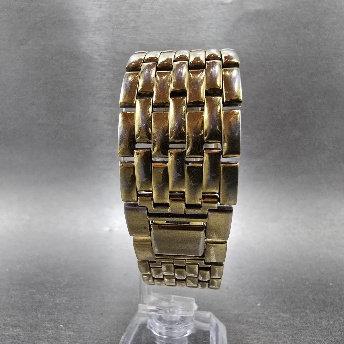 Citizen Tank Watch Men 23mm Black Dial Gold Tone Rectangle 6020-S27221 New Batt7