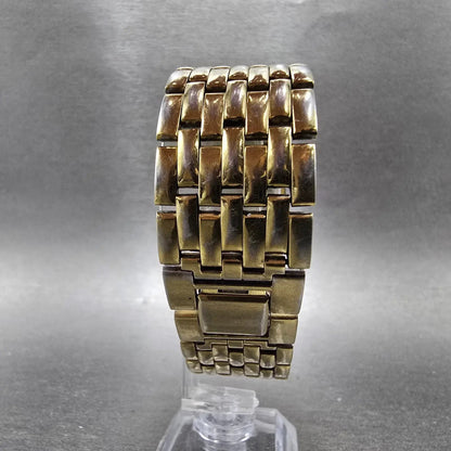 Citizen Tank Watch Men 23mm Black Dial Gold Tone Rectangle 6020-S27221 New Batt7