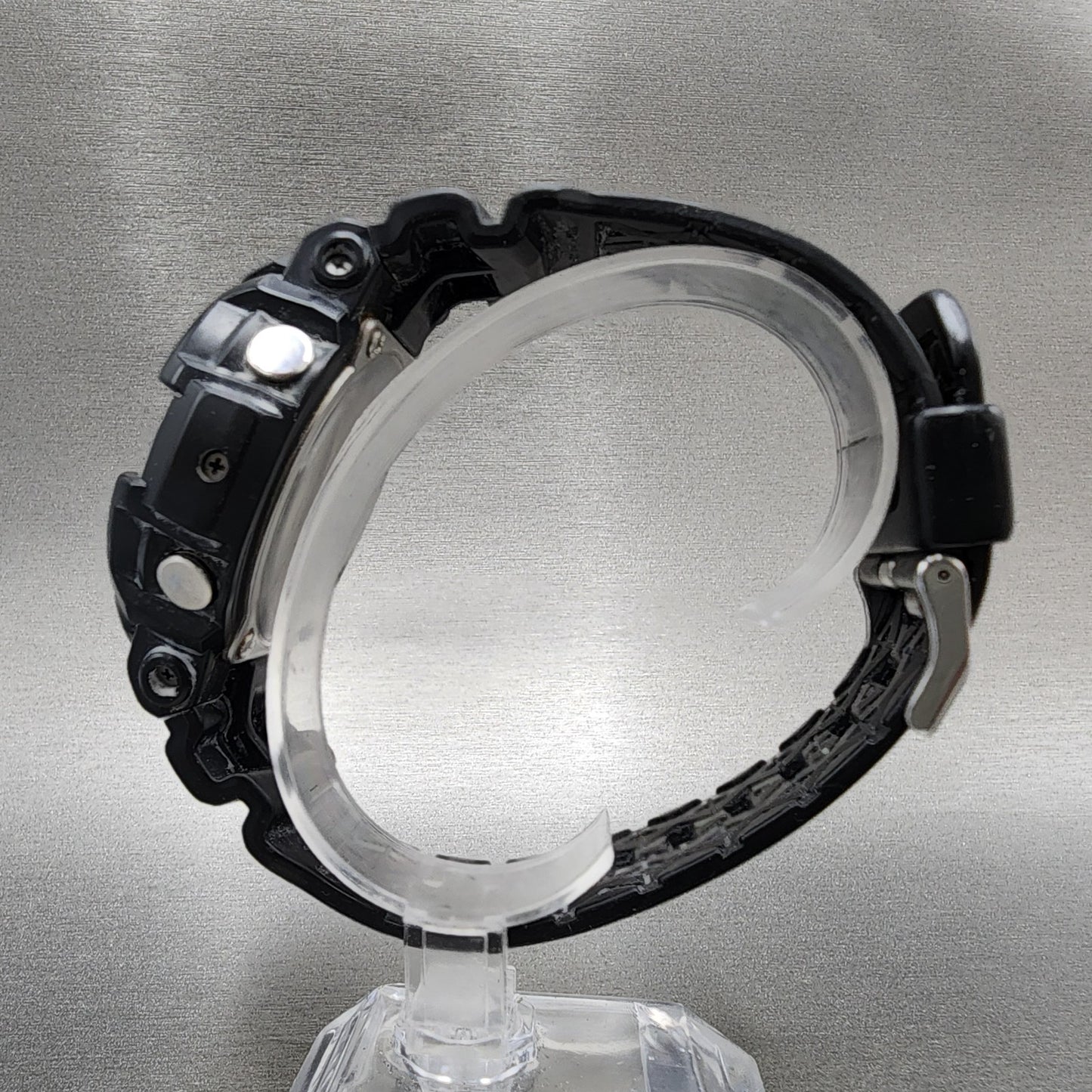 Casio GShock GA201 Watch Men 53mm Black Analog Digital Alarm Chrono New Batt6