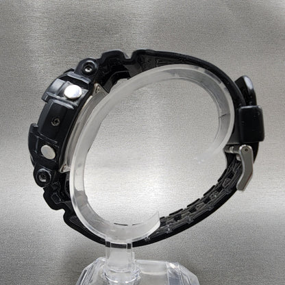 Casio GShock GA201 Watch Men 53mm Black Analog Digital Alarm Chrono New Batt6