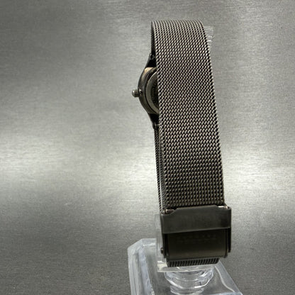 Skagen Watch Women 24mm Gray Dial Titanium Round Mesh Band 233XSTTM New Battery7