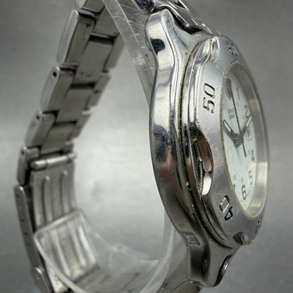 Victorinox Swiss Army Officer Watch Women 34mm White Dial Steel Date PARTS4