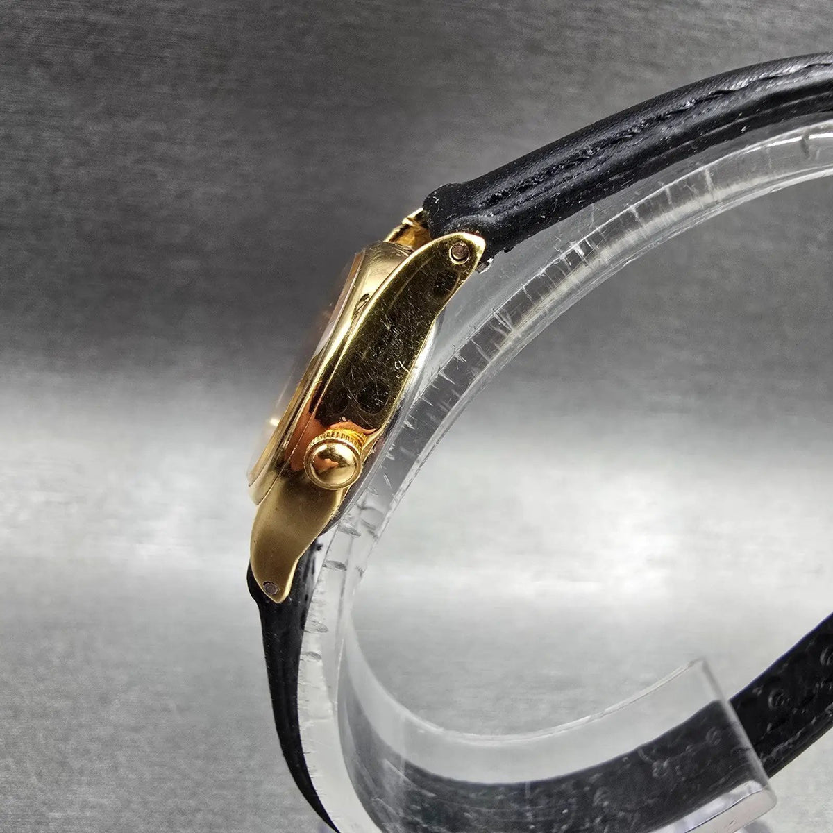 Seiko Watch Women 19mm Gold Dial Gold Tone Round 1N01-0E19 New Battery VTG JP 52