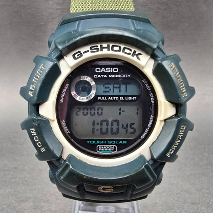 Casio G-Shock Gl-260 Watch Men 46mm Green White Alarm Chronograph Solar READ!!!0