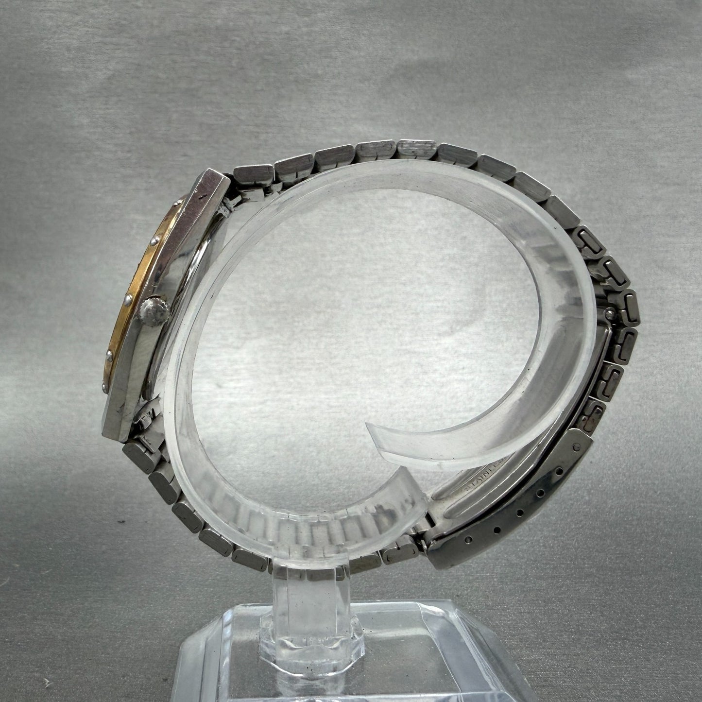 Rado Watch Men 33mm Champagne Dial Two Tone Daydate Round 114.3241.2 New Battery6