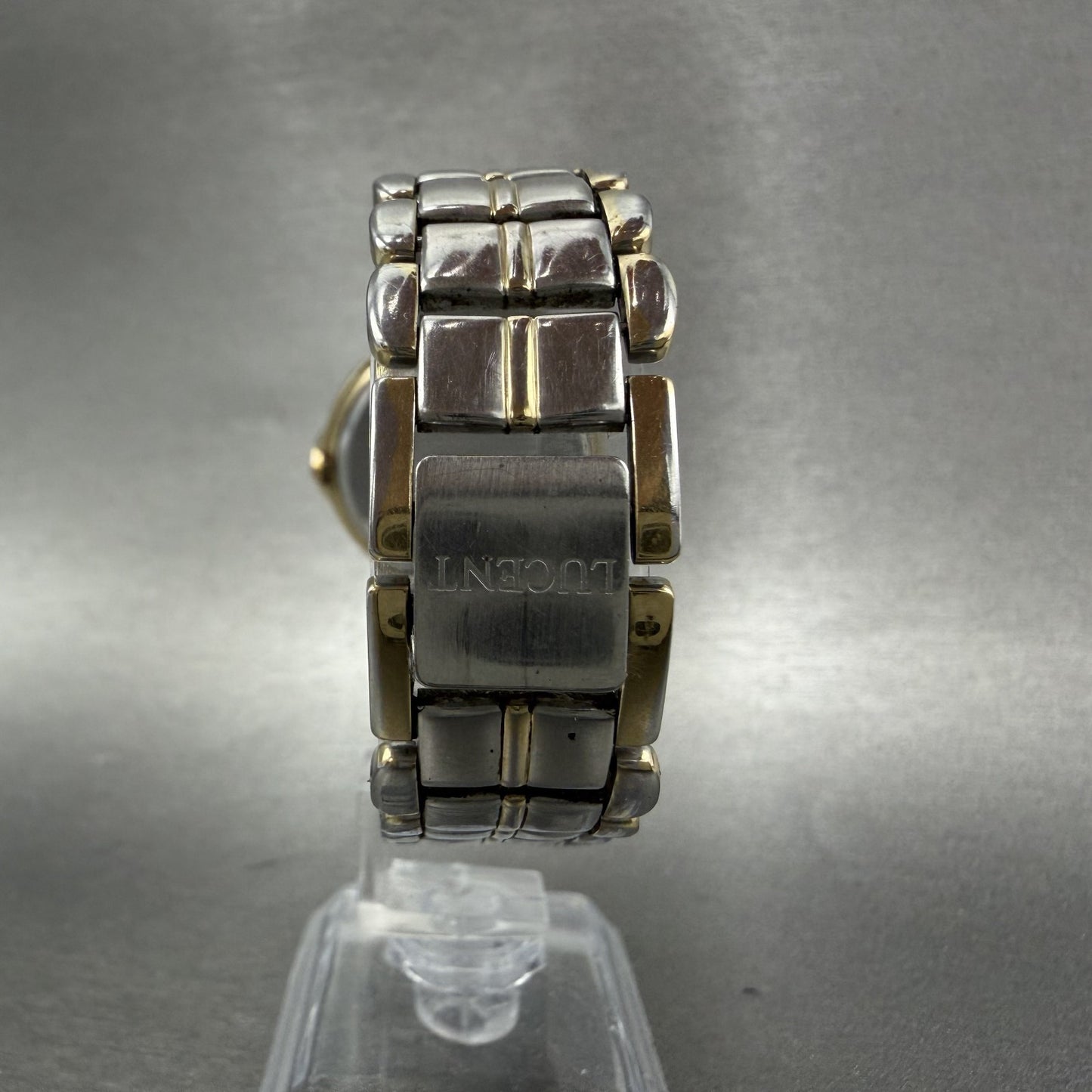 Seiko Lucent Watch Men 32mm Cream Dial Two Tone Round 8n216000 New Battery7