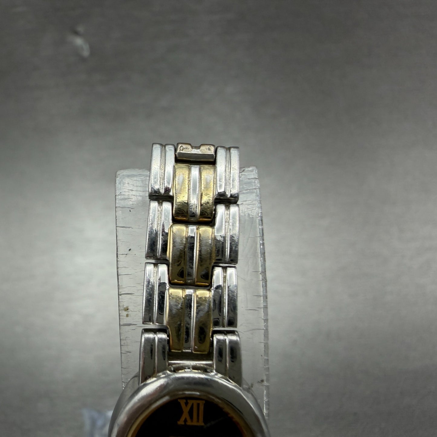 Seiko Watch Women 16mm Blue Dial Two Tone Oval Vintage 1N00-0HZ0 New Battery4