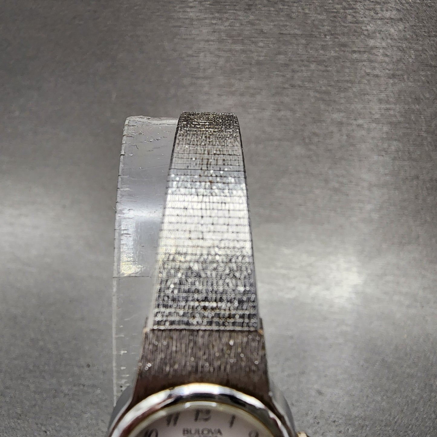 Bulova Watch Women 18mm White Dial Silver Tone Round 91L06 New Battery4