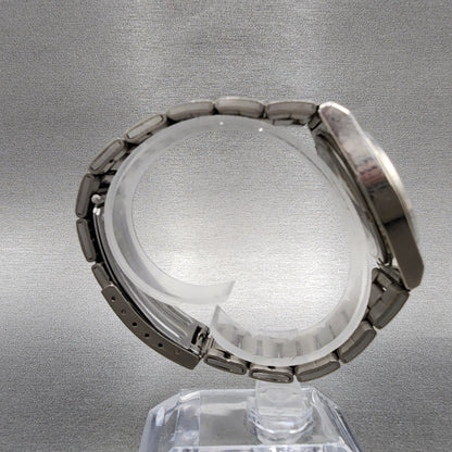 Seiko Alba Titanium Watch Men 35mm Silver Dial Date VX42-0AE0 New Battery
