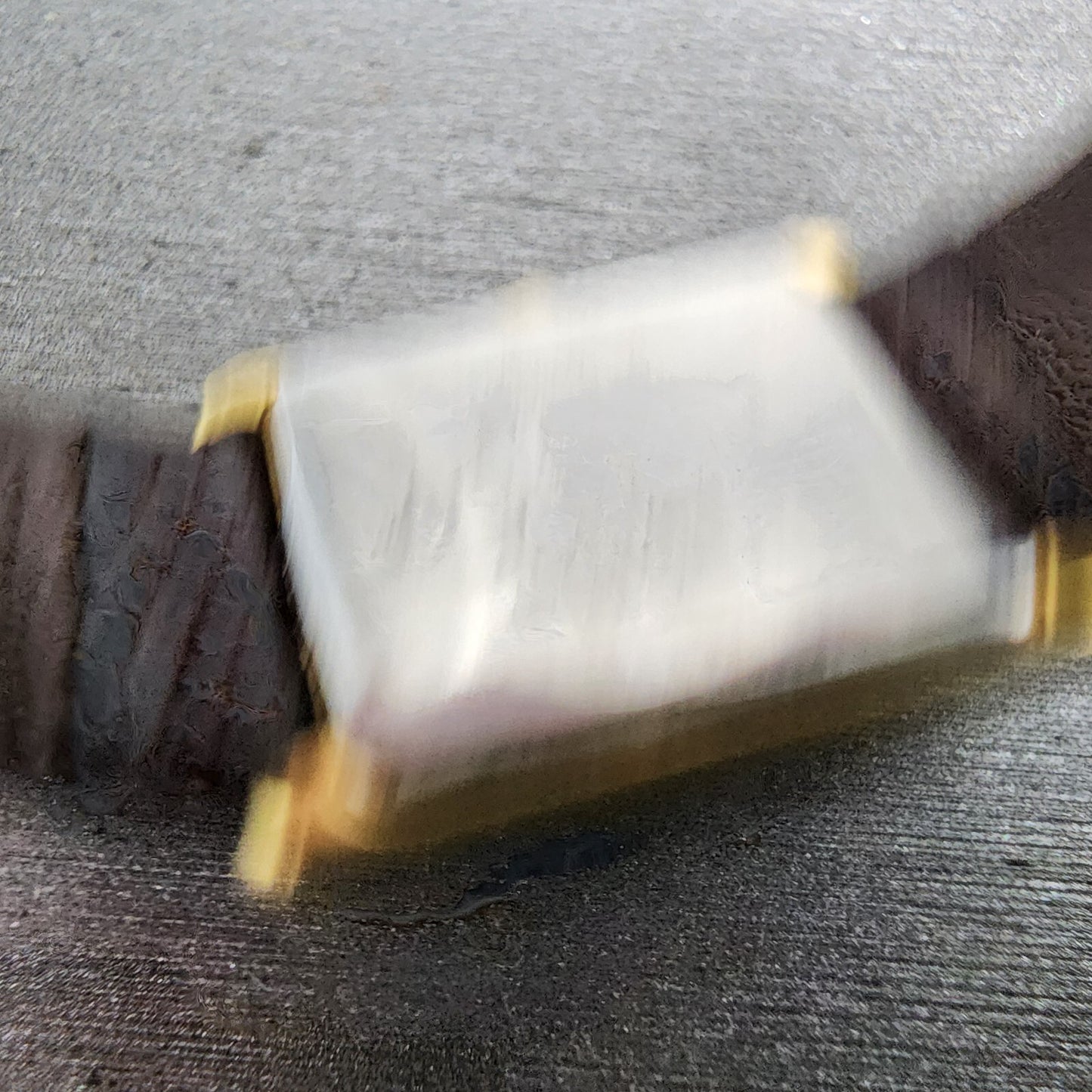 Seiko Tank Watch Women 18mm Gold Dial Gold Tone Rectangle 2C205019 New Battery9