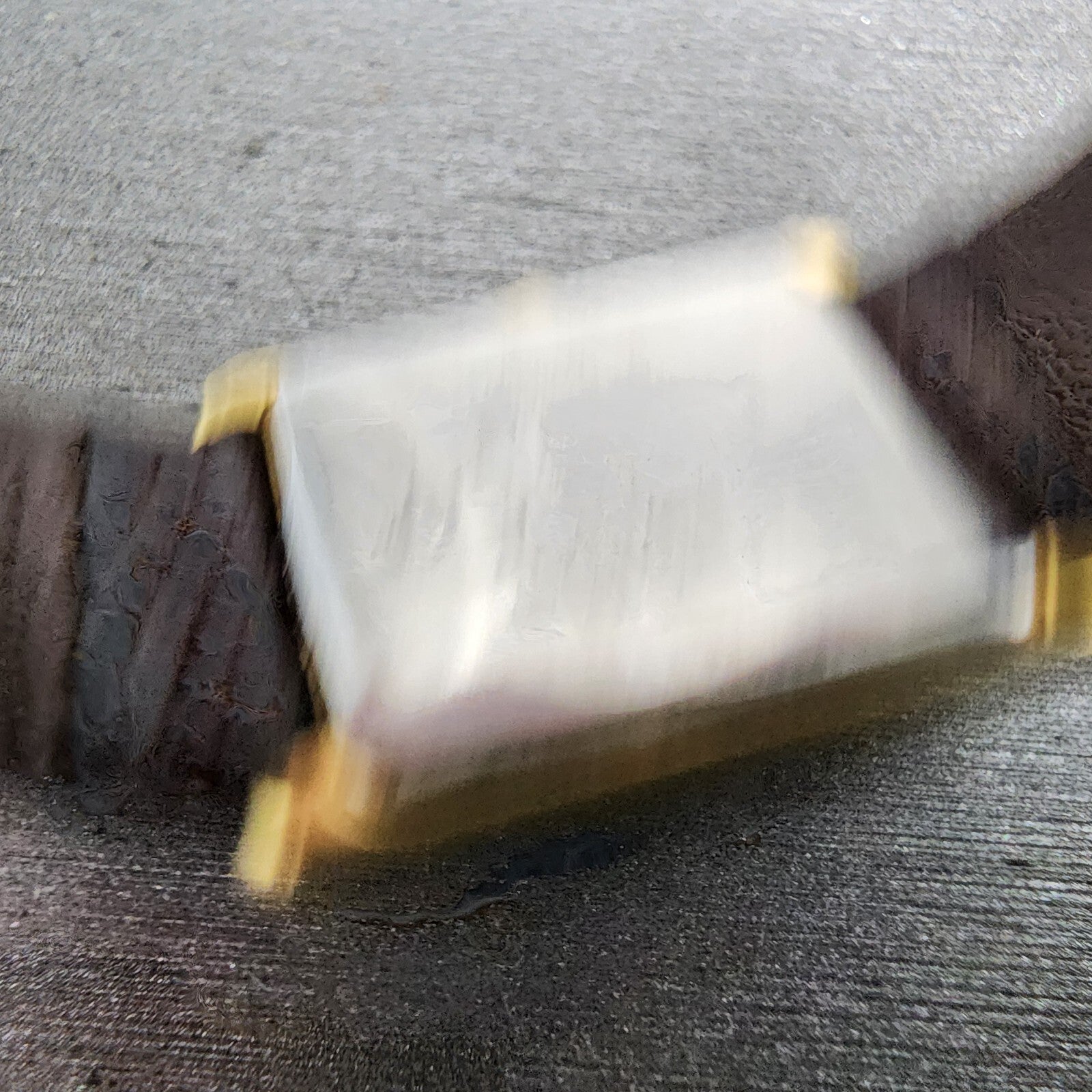 Seiko Tank Watch Women 18mm Gold Dial Gold Tone Rectangle 2C205019 New Battery9