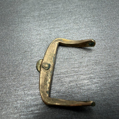 Omega Watch Buckle 16mm Gold Tone Vintage Mens6
