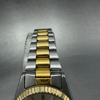 Seiko SQ Watch Women 25mm Silver Dial Two Tone Daydate Round 2A23-0039 NewBat 794