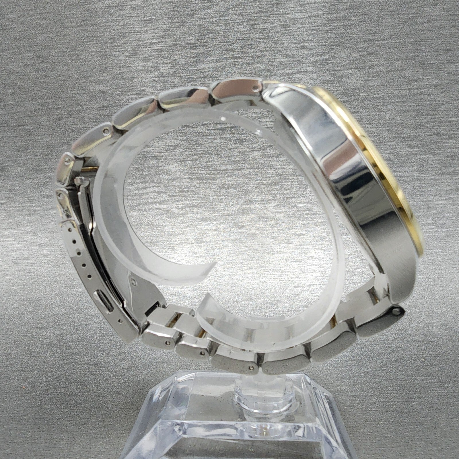 Tissot Chrono XL Classic Watch Men 45mm Green Dial Two Tone Date Round Swiss8