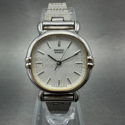 Seiko Watch Women 23mm Silver Dial Silver Tone Round 3421-5190 New Battery0