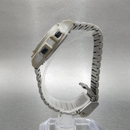 Timex Ironman Watch Women 32mm Digital Silver Tone Round New Battery VTG