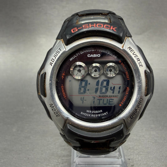 Casio G-Shock GW-500A Watch Men 47mm Digital Black Tone Alarm Chrono Solar READ!0