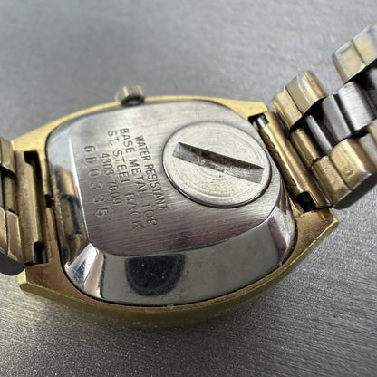 Seiko SQ Watch Women 26mm Brown Dial Two Tone Daydate 43037009 New Battery9