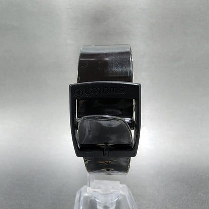 Swatch Blackboard Automatic Watch Men 34mm White Dial Black SAB103 Round Runs7