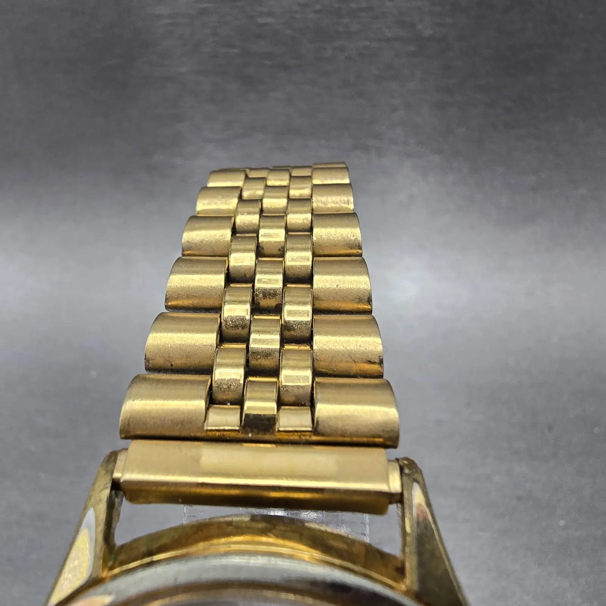 Seiko Automatic Watch Men 37mm Silver Dial Gold Tone Daydate 6619-9990 READ!!!!!4