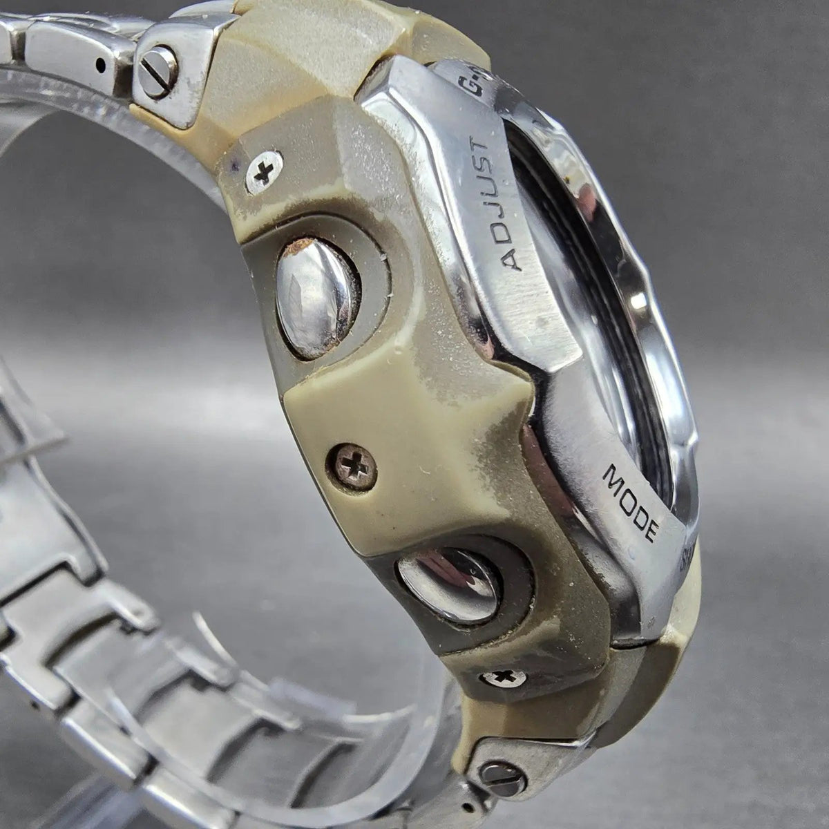 Casio G-Shock GW-700DJ Watch Men 46mm Gray Silver Solar Alarm Chronograph Runs3