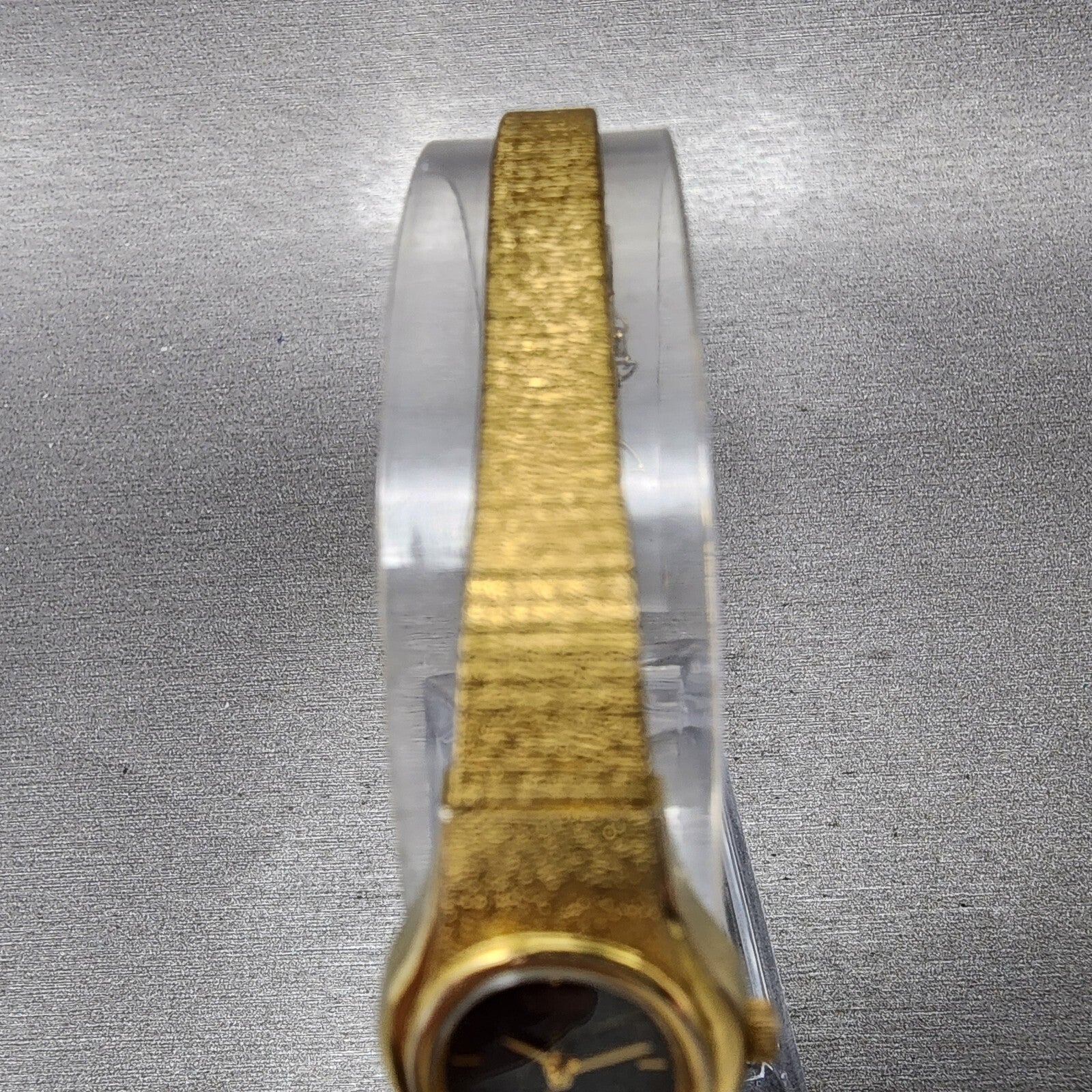 Citizen CQ Watch Women 17mm Black Dial Gold Tone Oval 5930S25350 New Battery4