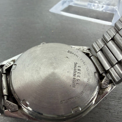 Seiko Watch Men 35mm Gray Dial Two Tone Daydate Round 7N43-7A59 New Battery ABC9