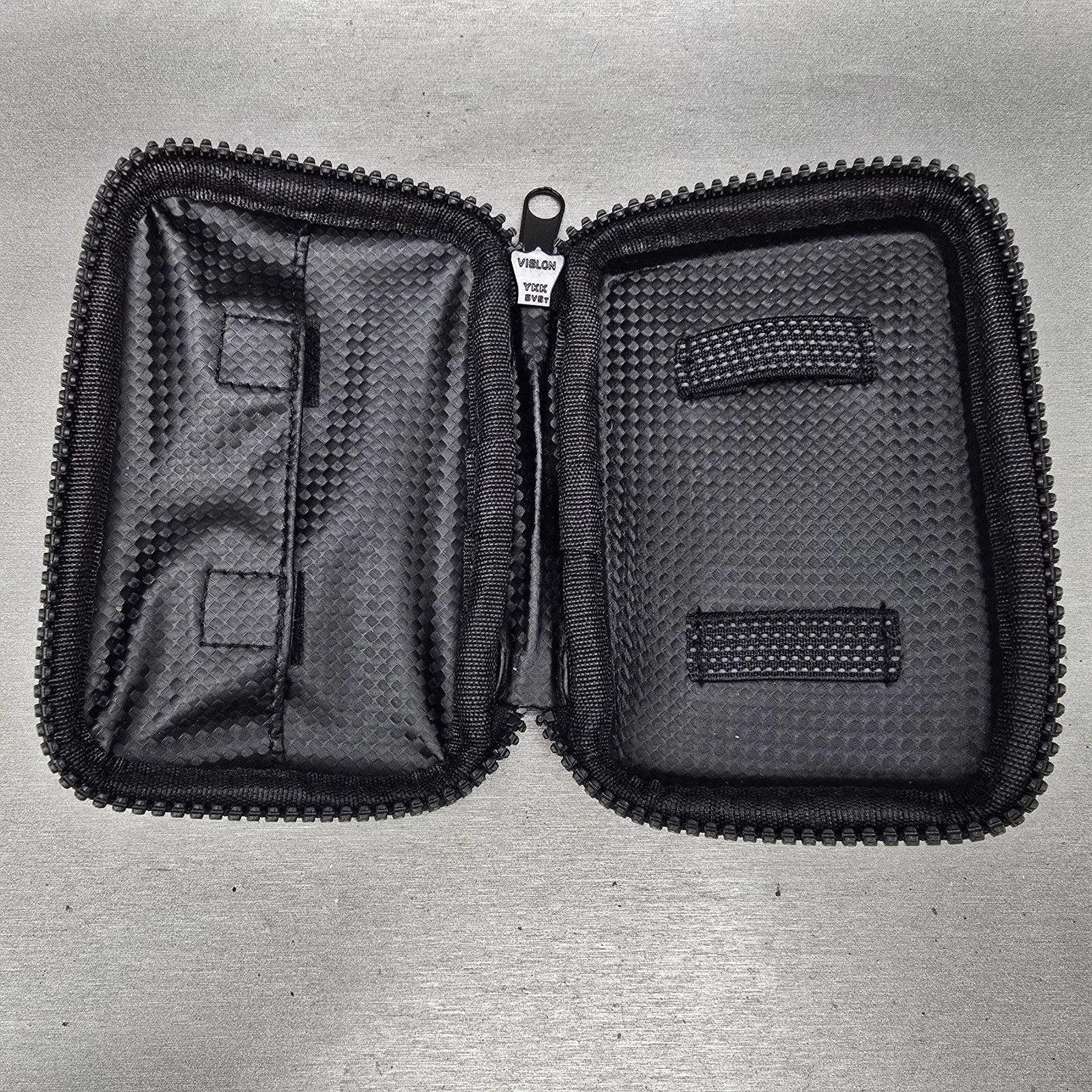 Seiko Travel Watch Case Black Fabric Plastic Rectangle Zipper6