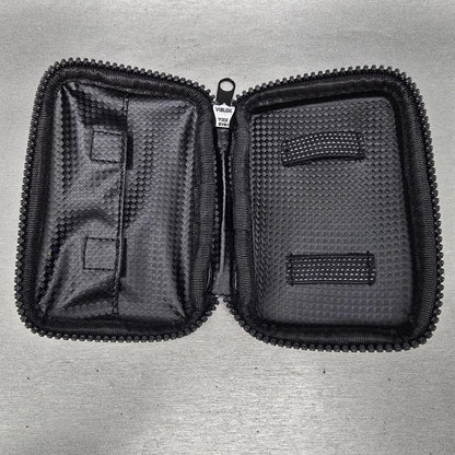 Seiko Travel Watch Case Black Fabric Plastic Rectangle Zipper6