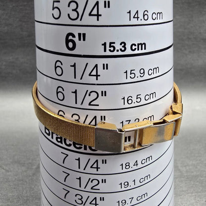 Seiko Watch Women 17mm Brown Dial Gold Tone Rectangle 2C20-5789 New Battery JP549