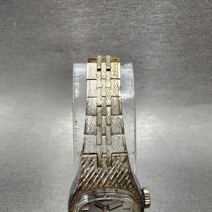 Seiko Watch Women 17mm Silver Dial Silver Tone Round 11203020 Manual Runs4
