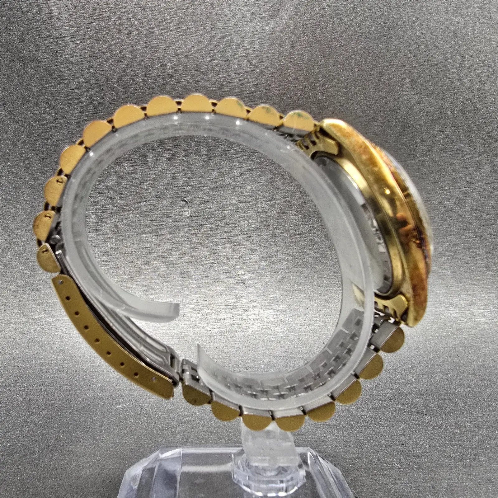 Gruen President Watch Men 36mm Champagne Dial Gold Tone Daydate Round PARTS VTG10