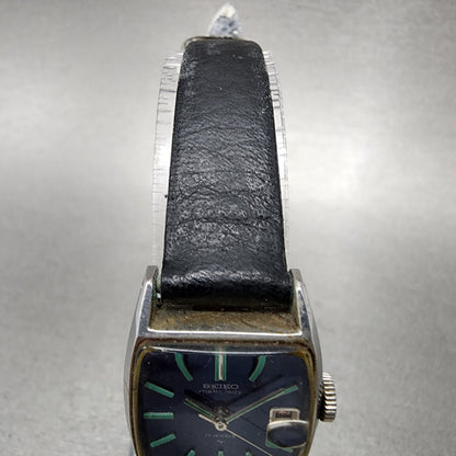 Seiko Matic Lady Tank Watch Women 20mm Blue Dial Steel Date 2517-3211 PARTS