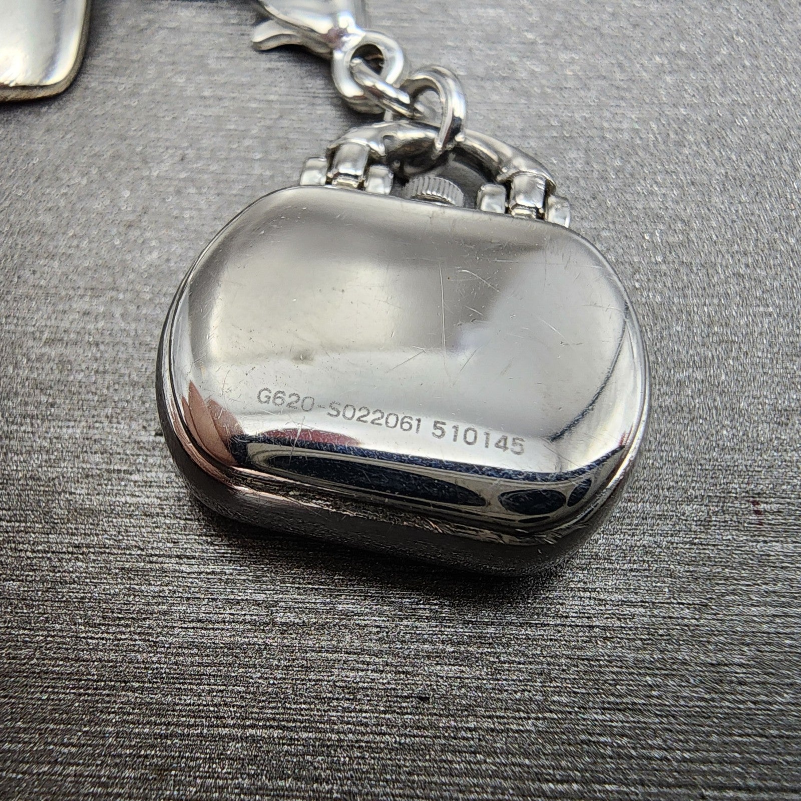 Citizen EcoDrive Necklace Watch Women 20mm MOP Dial Silver Tone G620 PARTS9