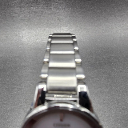 Citizen Eco-Drive Watch Women 30mm White Dial Silver Tone Date J015-S086922 Runs4