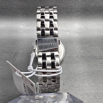 Bulova Caravelle 2021 Liberty Bowl Watch Men 43mm Silver Dial 43B162 New Battery7