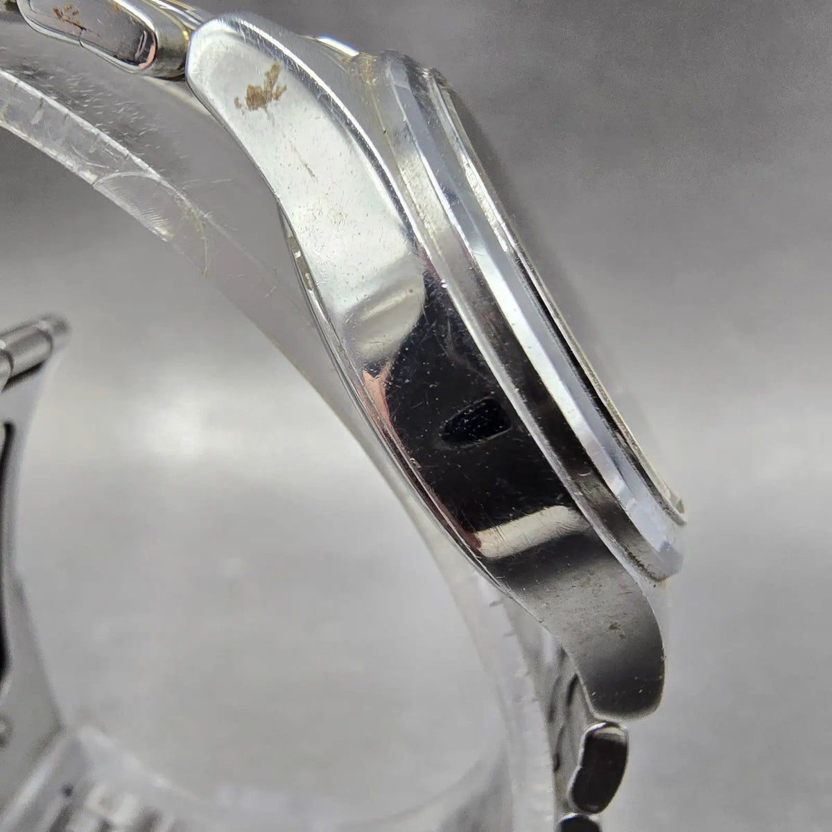 Pulsar Solar Watch Women 28mm Blue Dial Silver Date Round V182-0AE0 Works4