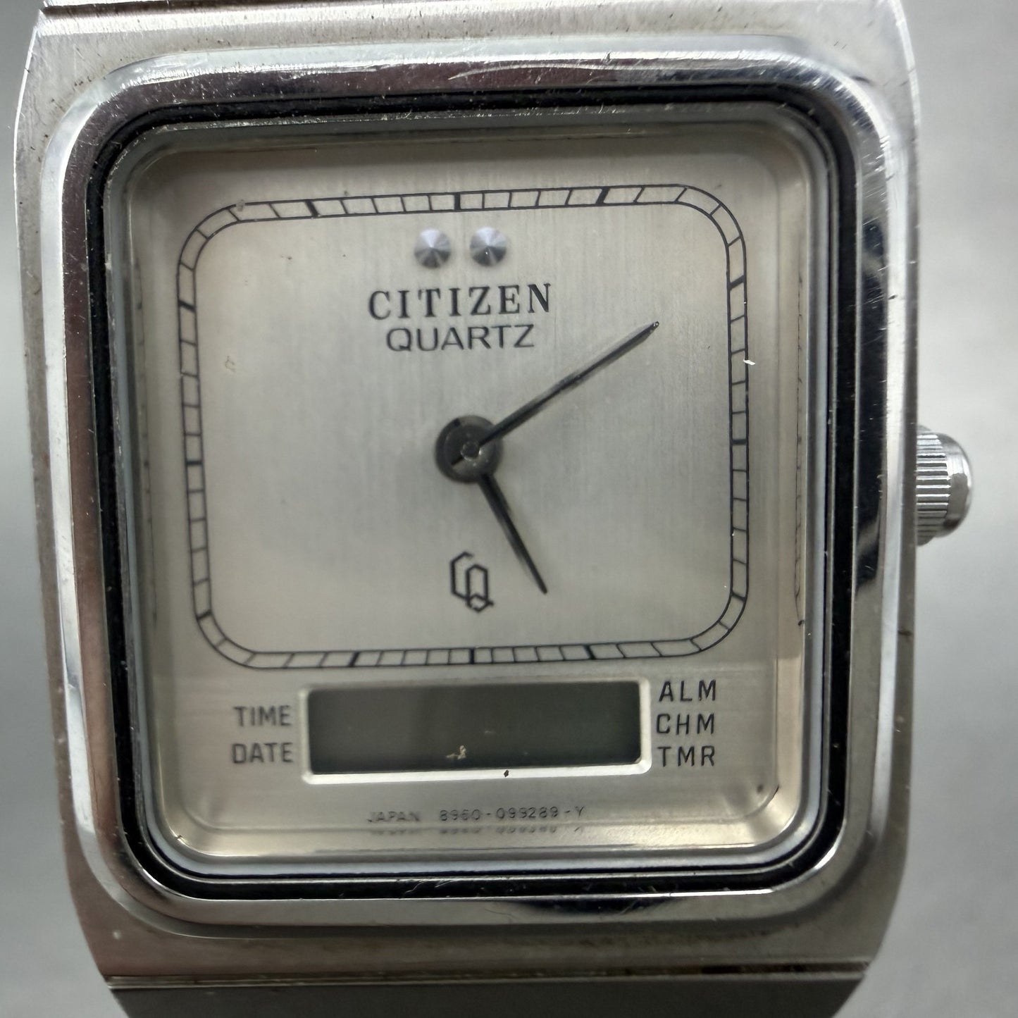 Citizen CQ Analog Digital Watch Women 24mm Silver Dial Steel 8960-094948 PARTS2