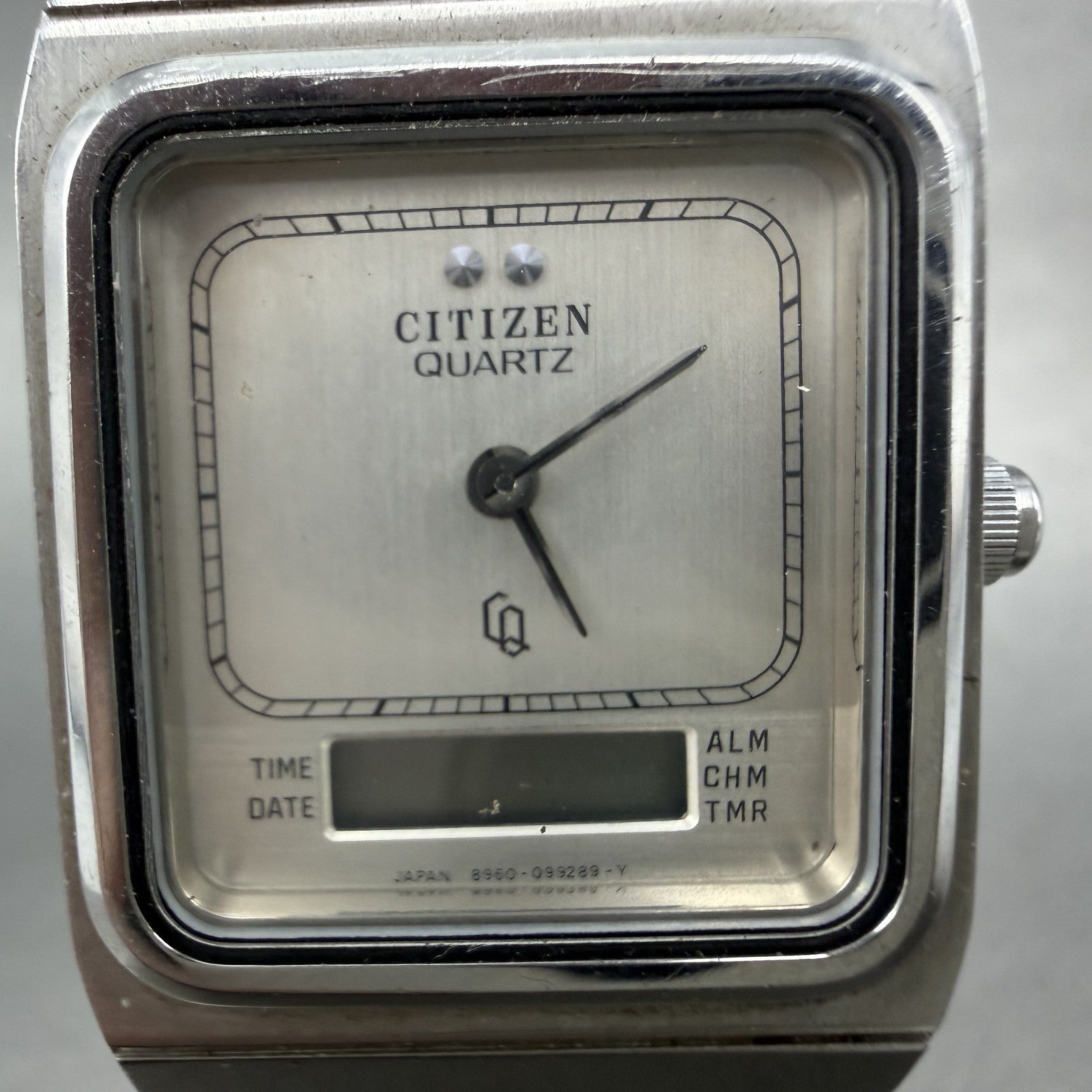 Citizen CQ Analog Digital Watch Women 24mm Silver Dial Steel 8960-094948 PARTS2