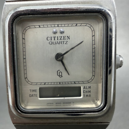 Citizen CQ Analog Digital Watch Women 24mm Silver Dial Steel 8960-094948 PARTS2