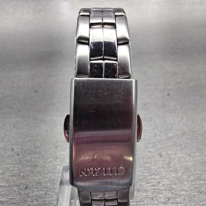 Citizen Watch Women 25mm Silver Dial Silver Tone Daydate 1002-S047439 New Batt7