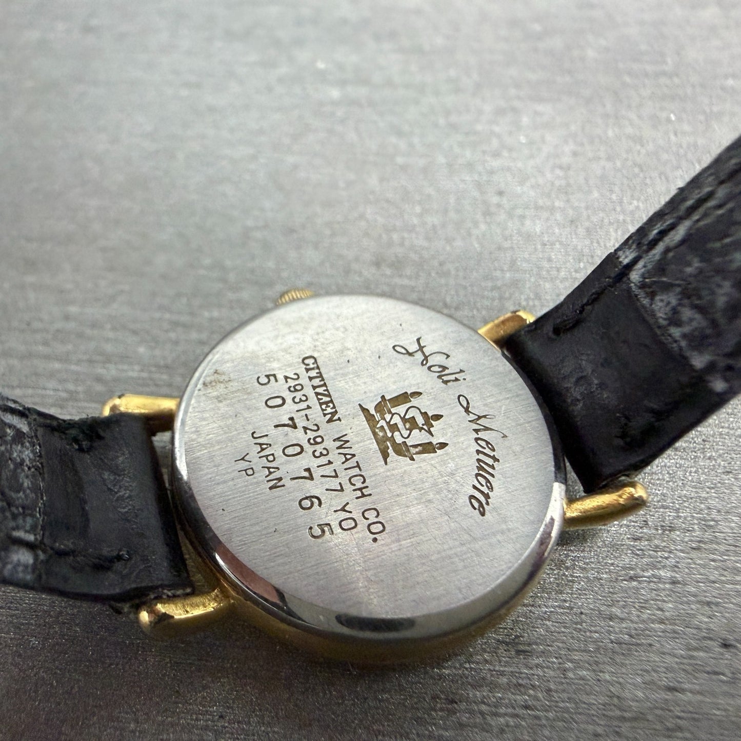 Citizen Club La Mer Watch Women 21mm White Dial Gold Tone Round New Battery9